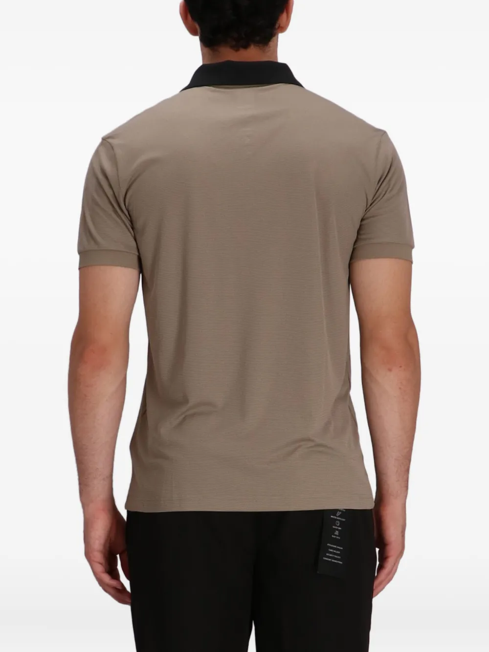 Hugo Boss Logo-detail Polo Shirt In Brown