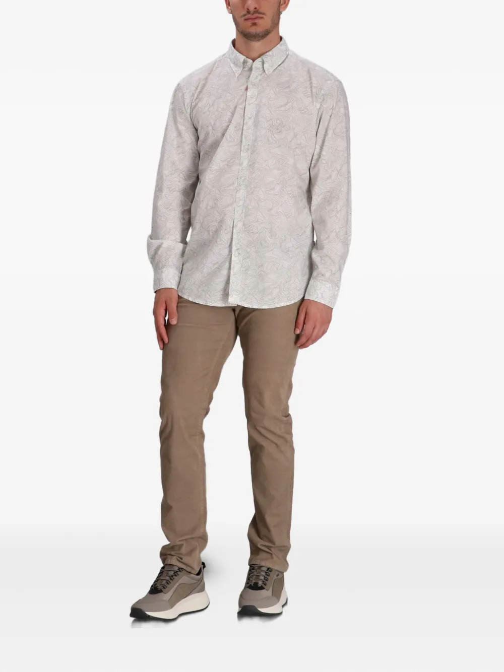 BOSS Straight broek - Beige