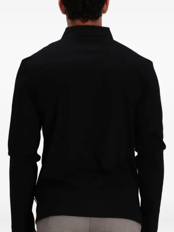 BOSS ロングスリーブ ポロシャツ | ブラック | FARFETCH JP