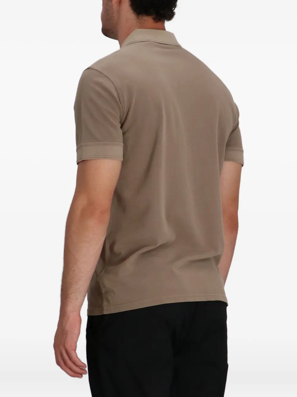 BOSS Poloshirt met logo Bruin