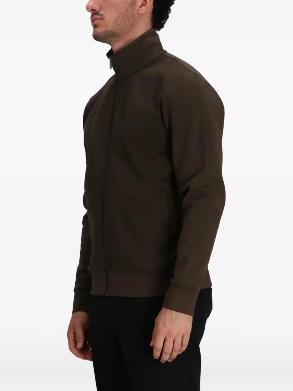 BOSS Jack met ritssluiting Bruin