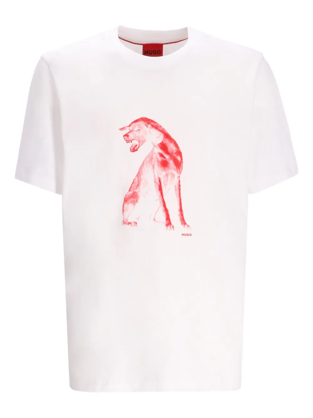 HUGO playera con estampado gráfico | blanco | Image 1
