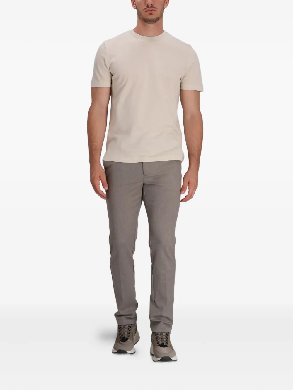 BOSS Broek met knopen - Beige