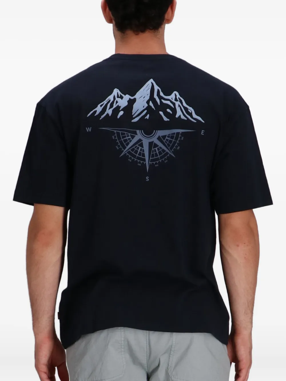 BOSS T-shirt met print Zwart