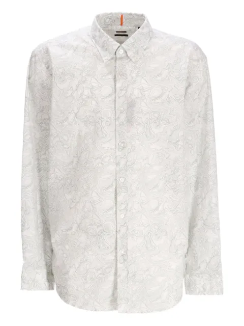 BOSS camisa con motivo