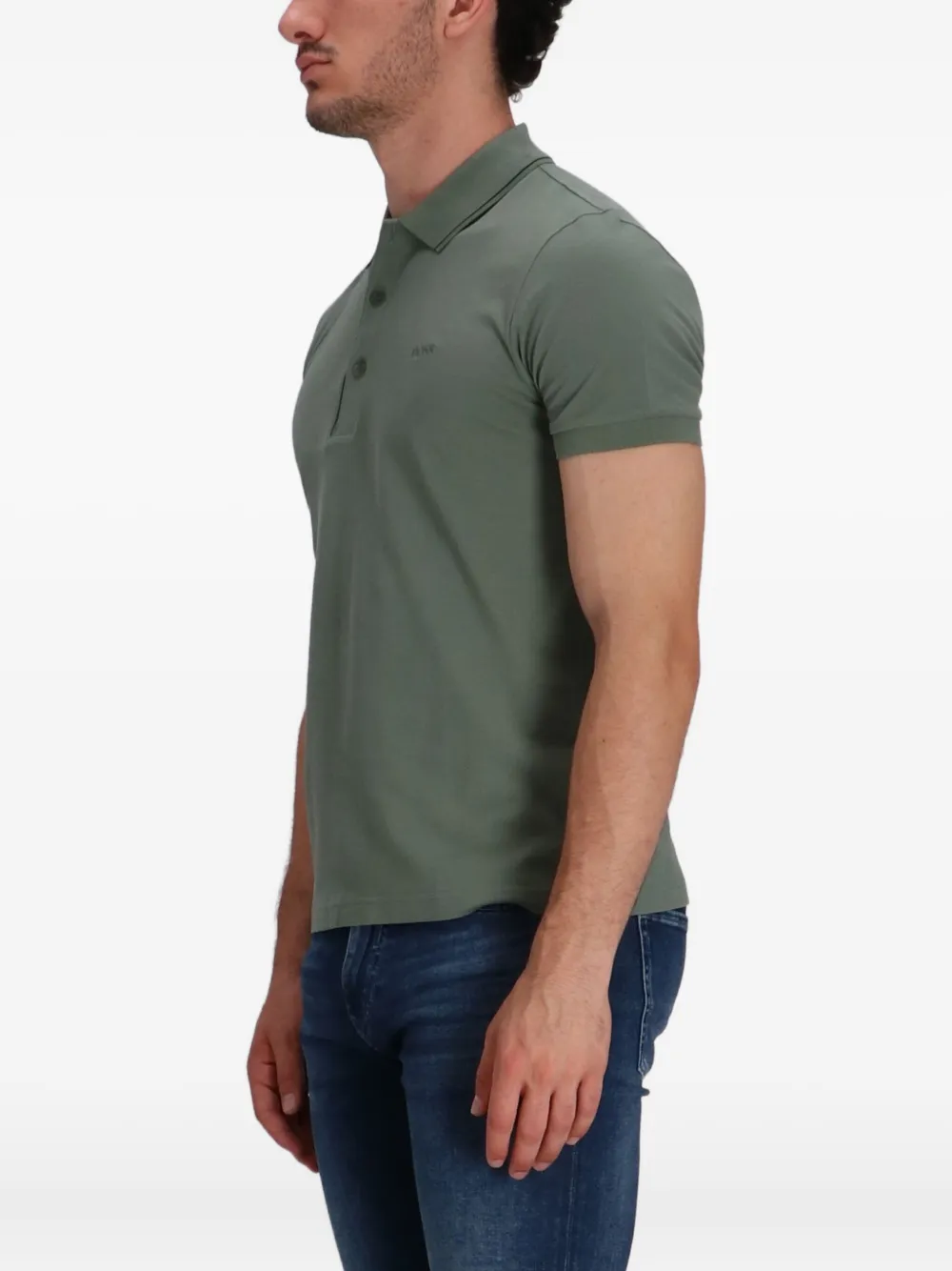 BOSS Poloshirt met logo Groen