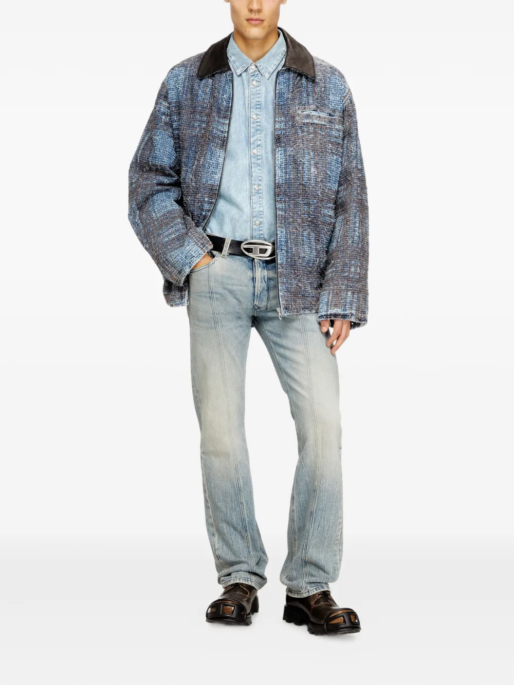 Diesel Larkee double stitching jeans - Blauw