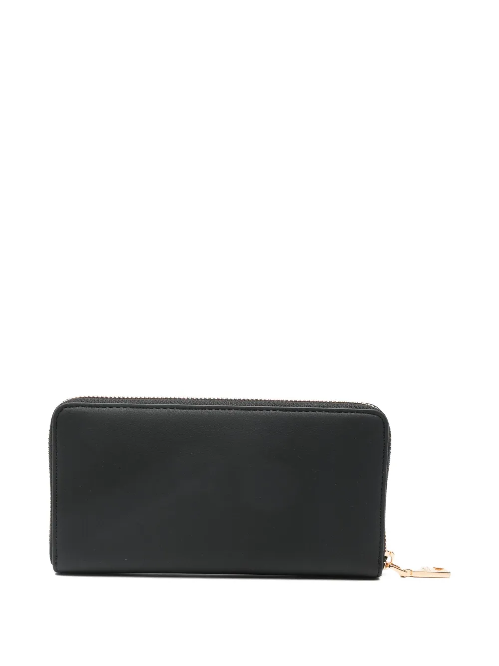 Love Moschino Logo-lettering Zip-around Wallet In Black