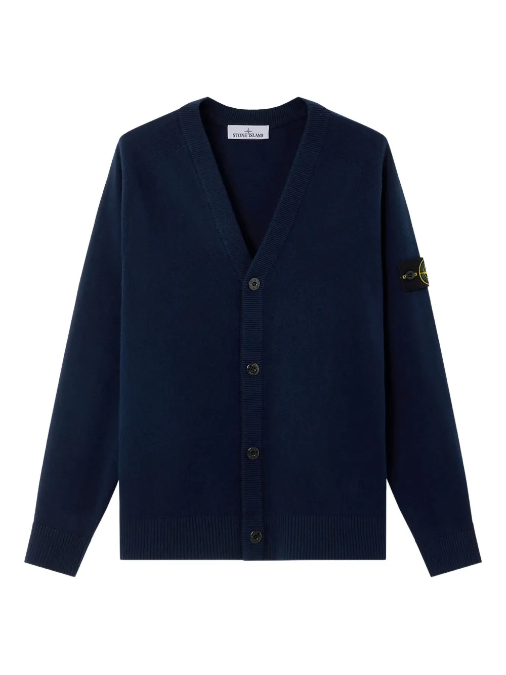 Stone Island cárdigan con cuello en V | azul | Image 1
