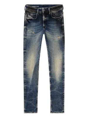Diesel ダメージ ジーンズ | ブルー | FARFETCH JP