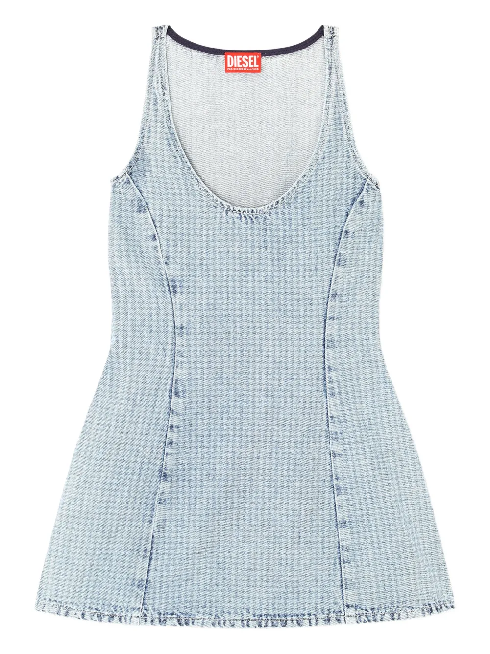 Diesel flared mini dress - Blu