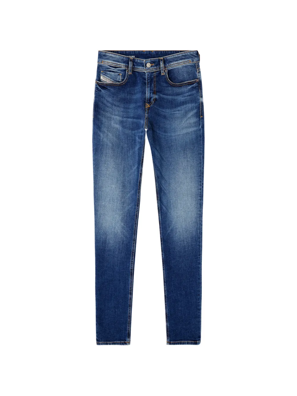 Diesel button-fastening skinny jeans - Blu