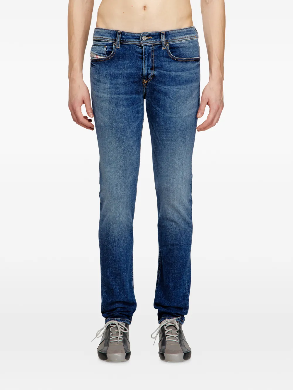  Diesel Button-fastening Skinny Jeans - Blue 