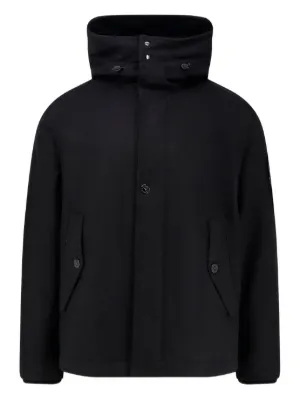 T*Z様 Stone Island フード付きナイロンジャケット ブラック Stone