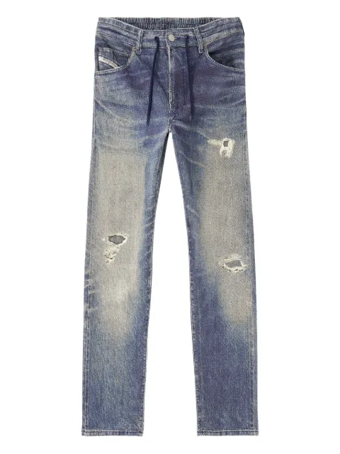 Diesel drawstring distressed jeans