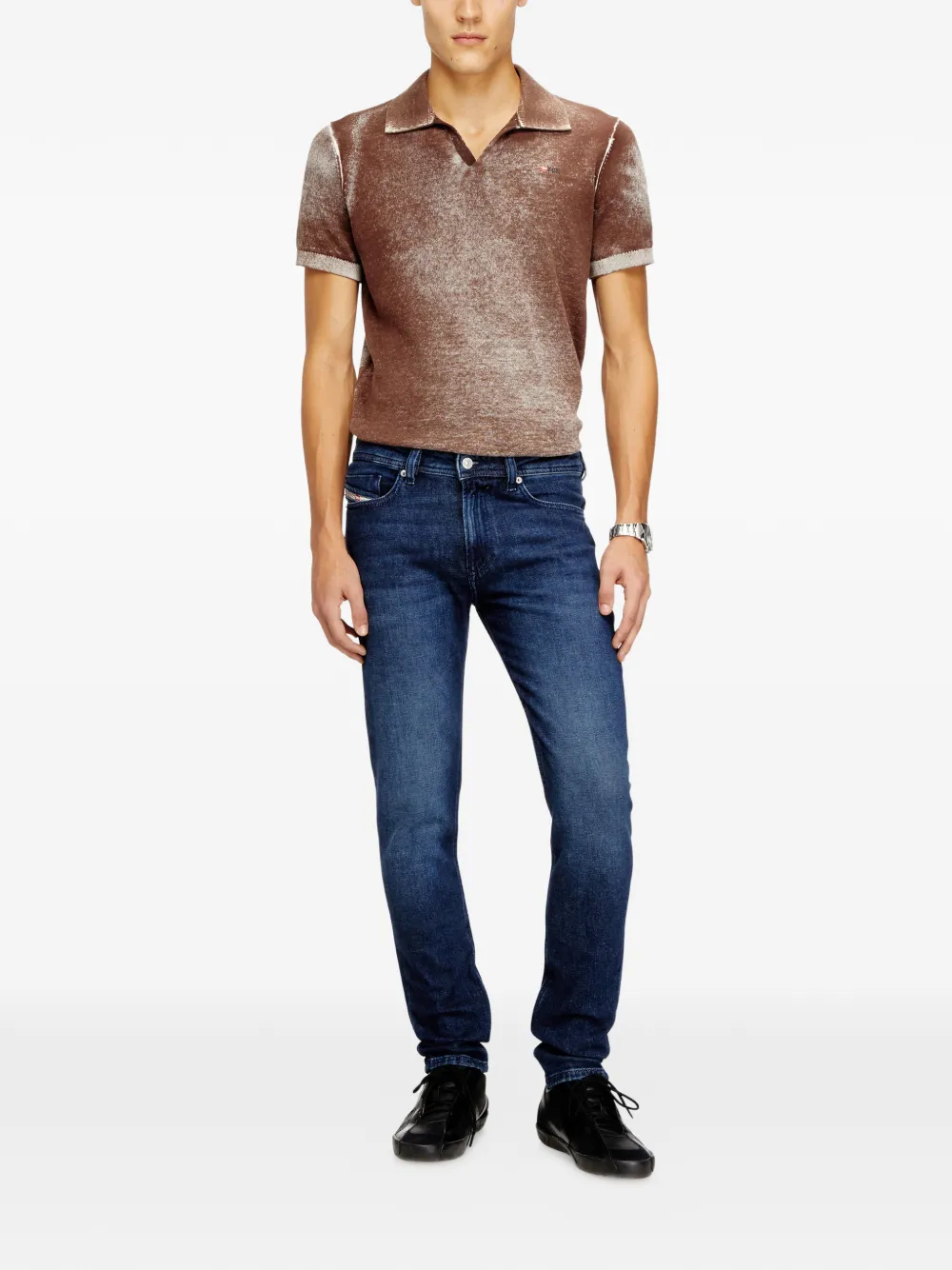 Diesel 1979 Sleenker cotton trousers - Blauw