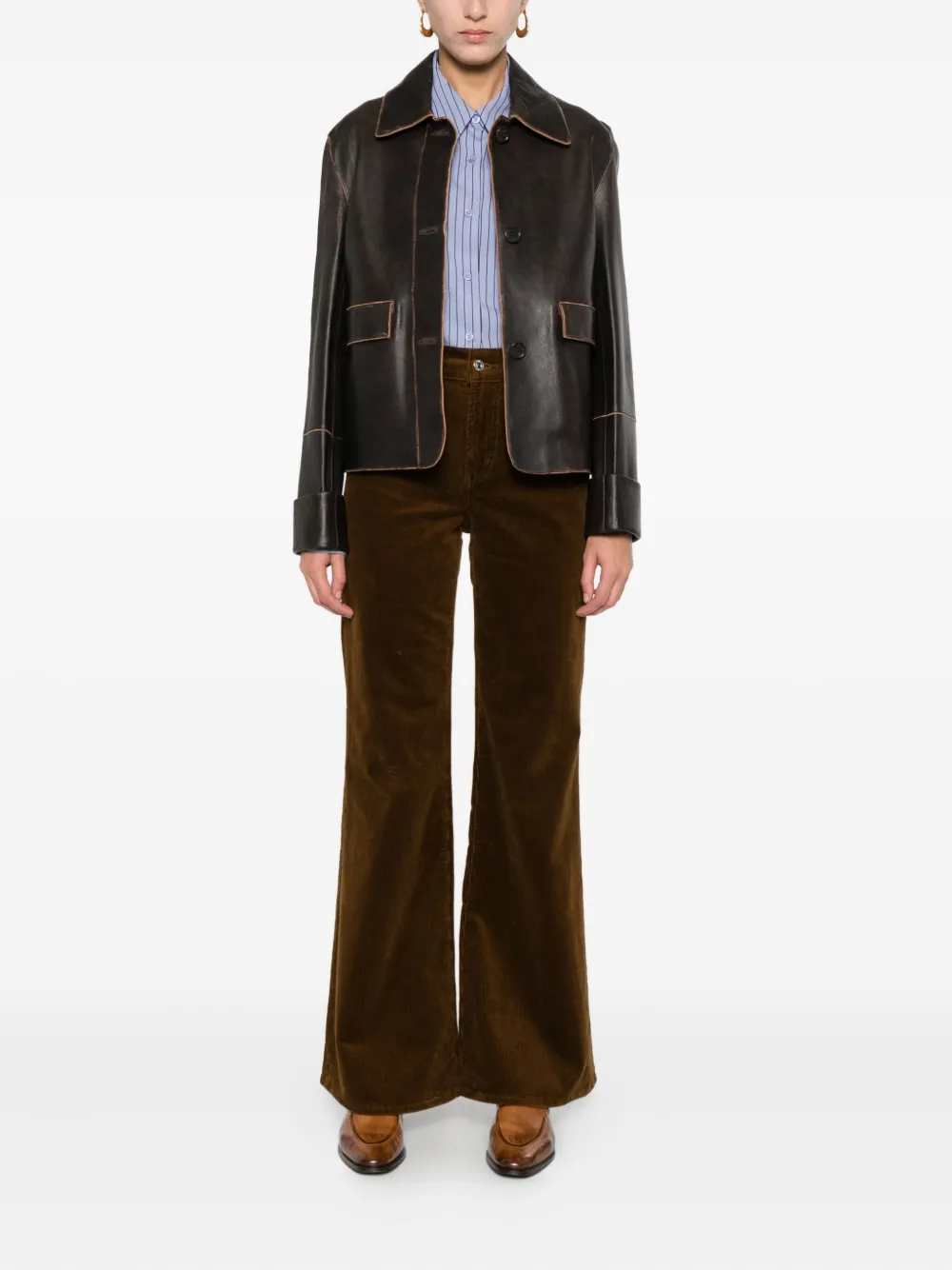 Citizens of Humanity Ribfluwelen broek - Bruin