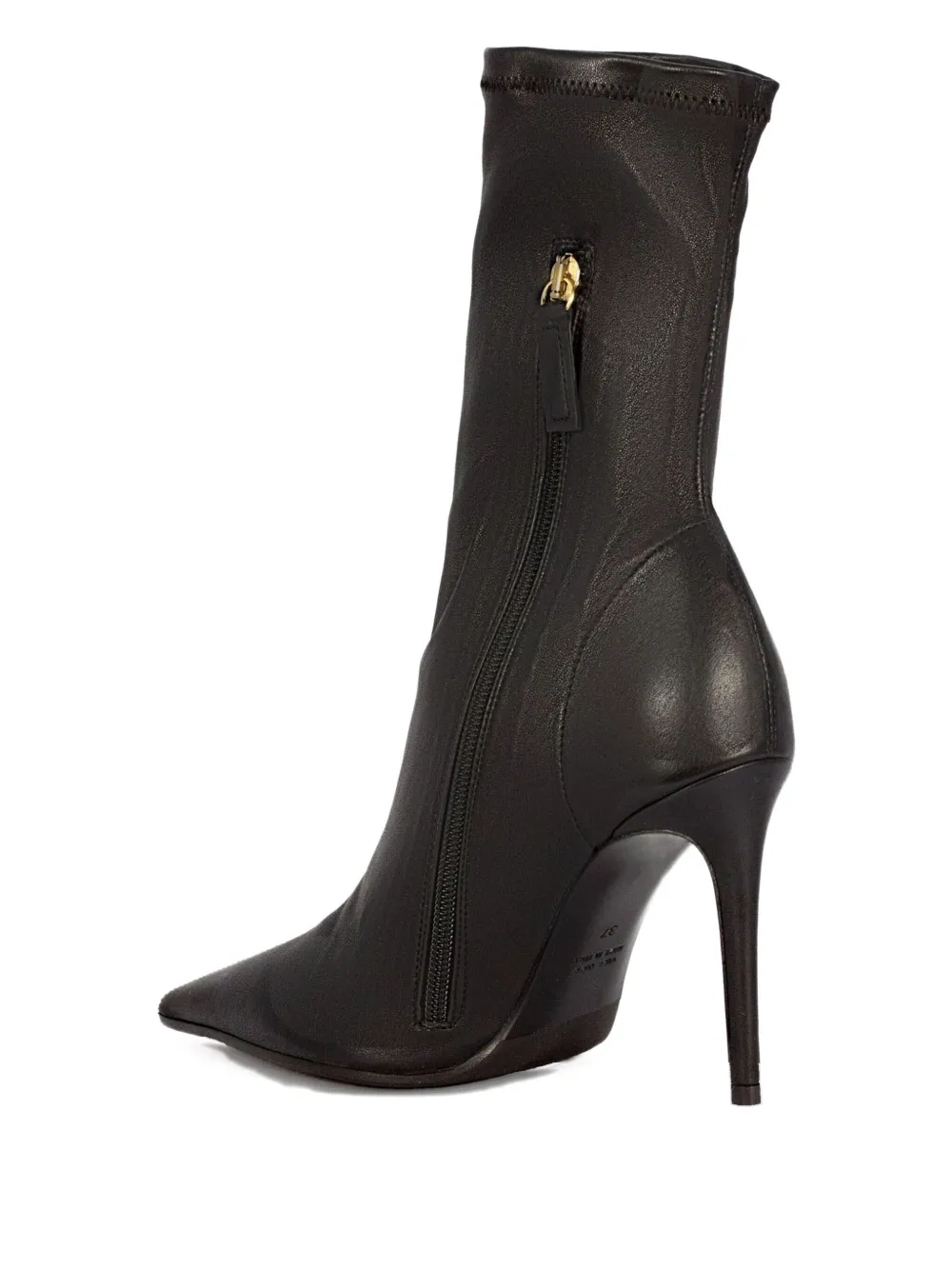 Lella Baldi 95mm Pointed-toe Boots In Black