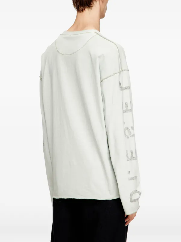 Diesel T-Look-Ls T-shirt | Neutrals | FARFETCH AO