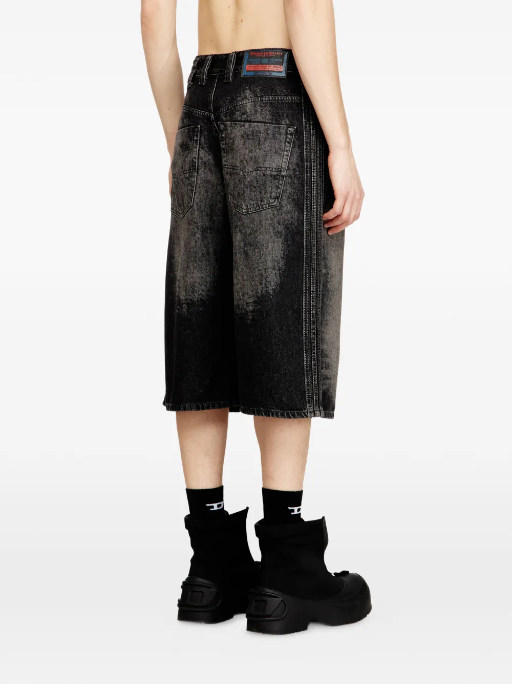 Diesel D-Enim-M-Short-S shorts Zwart