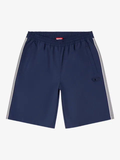 Diesel P-Hives-Short-Dgam side-stripe shorts