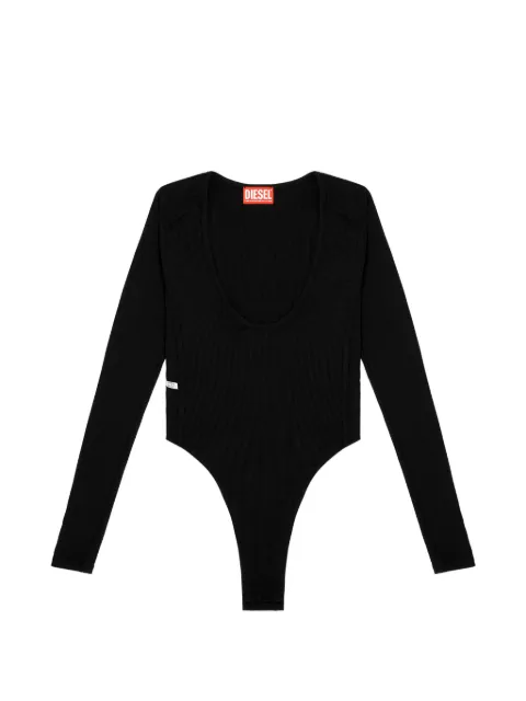 Diesel T-Bodyn ribbed scoop-neck bodysuit