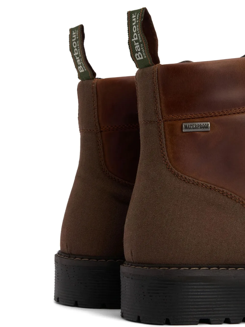 Barbour Harrison waterproof leren laarzen Bruin