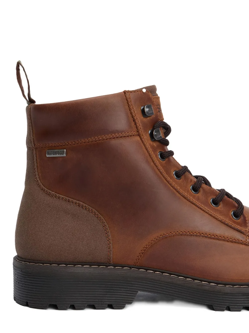 Barbour Harrison waterproof leren laarzen Bruin