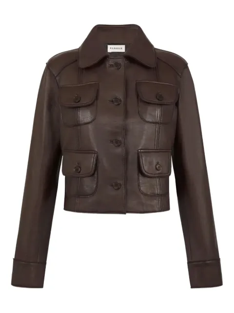 P.A.R.O.S.H. veste en cuir