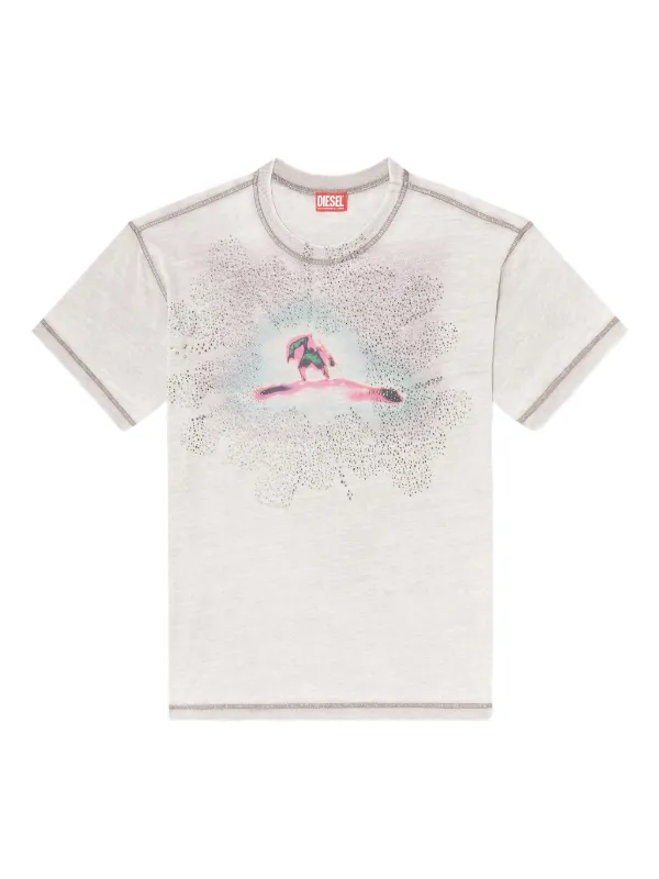 Diesel T-Norm-V6 T-shirt | Grey | FARFETCH