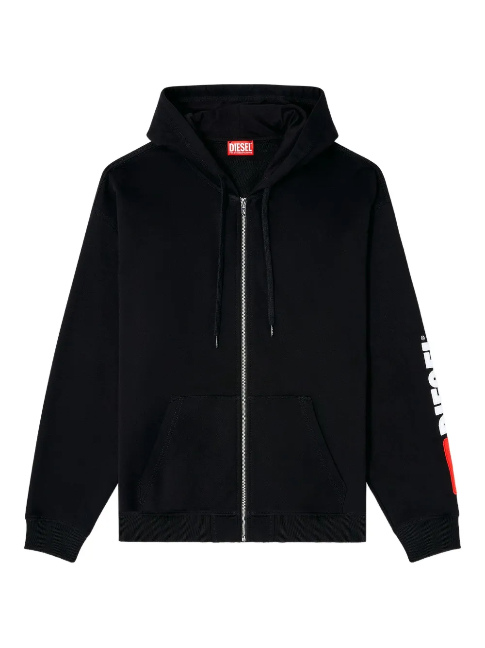 Diesel hoodie S-Box con logo estampado | negro | Image 1
