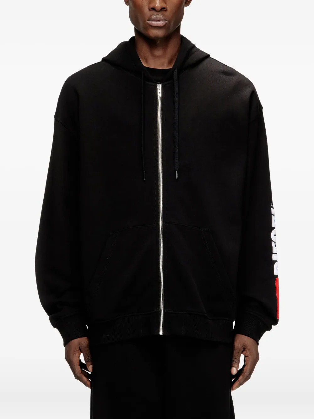 Diesel S-Boxt hoodie met logoprint Zwart