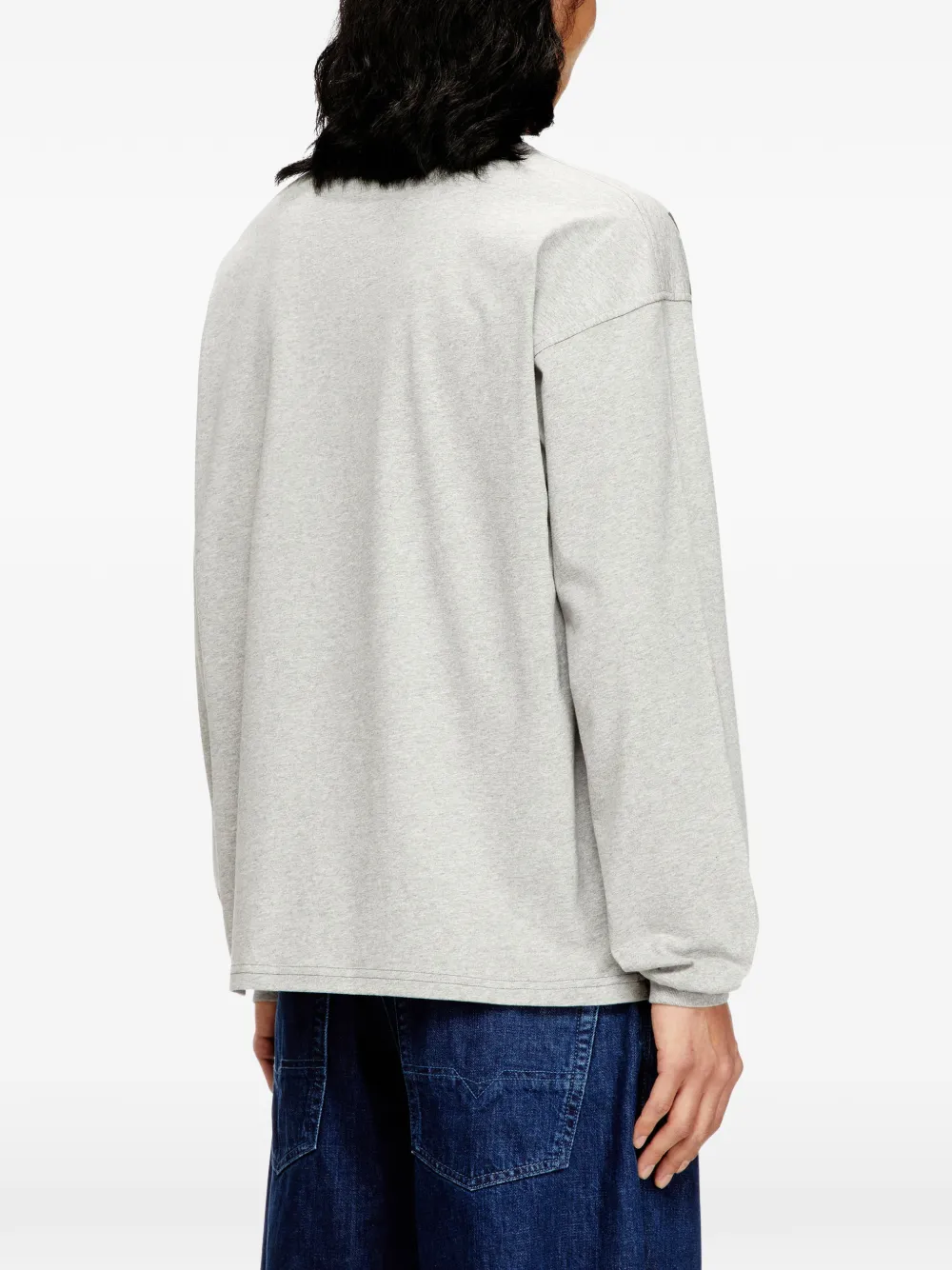 Diesel T-Boxt-Ls-V1 T-shirt Grijs