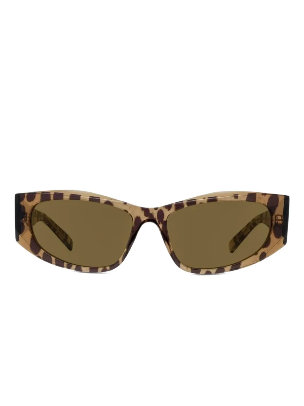 Givenchy Eyewear animal-print cat eye-frame sunglasses | Brown | Image 1