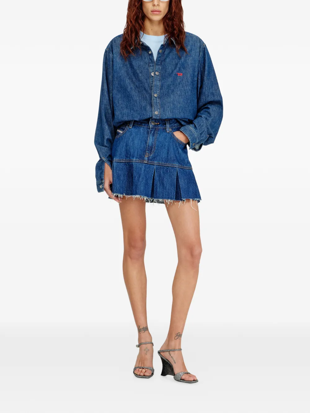  Diesel Reen Denim Skirt - Blue 