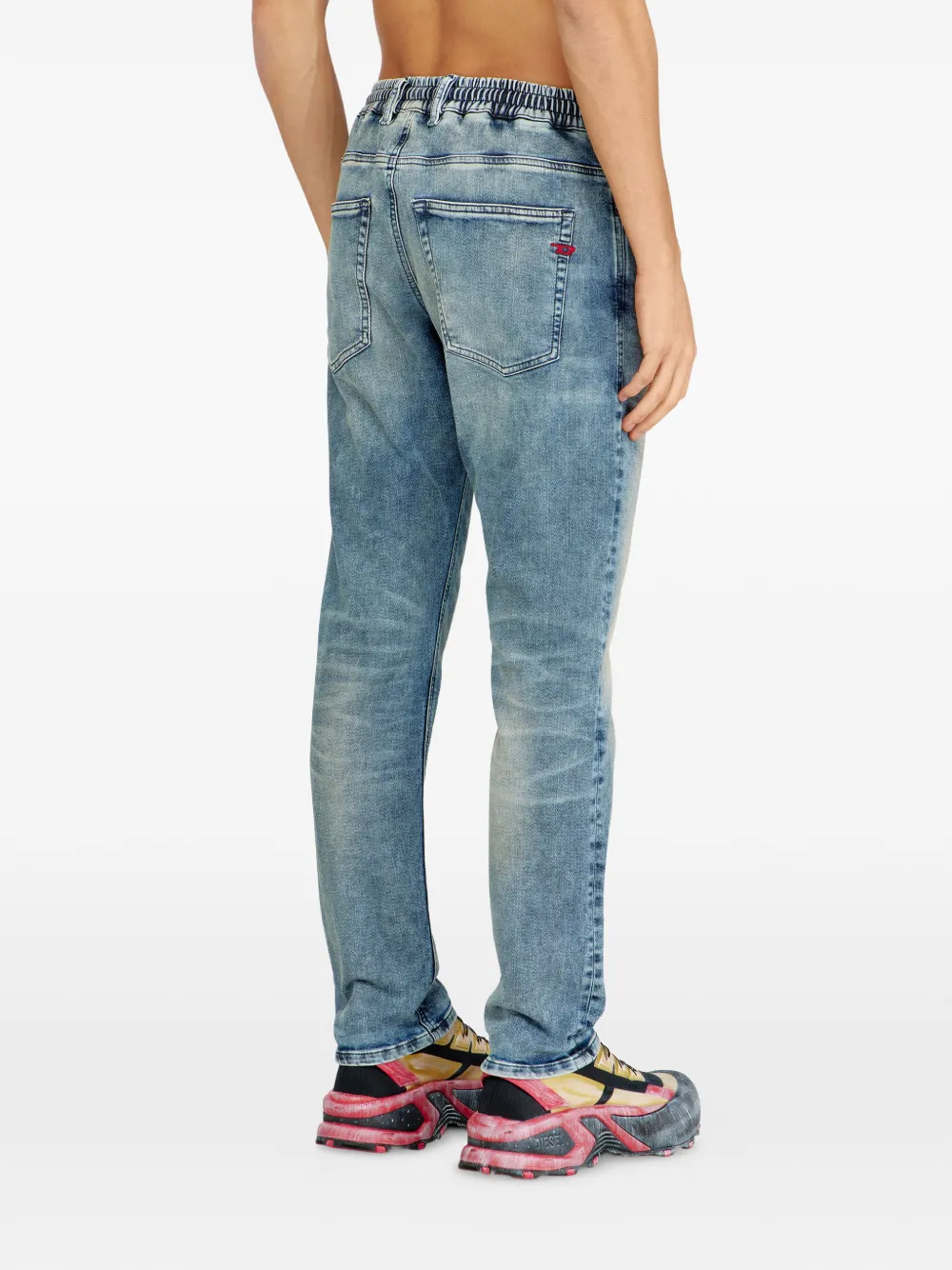 Diesel D-Krooley jeans met trekkoord Blauw