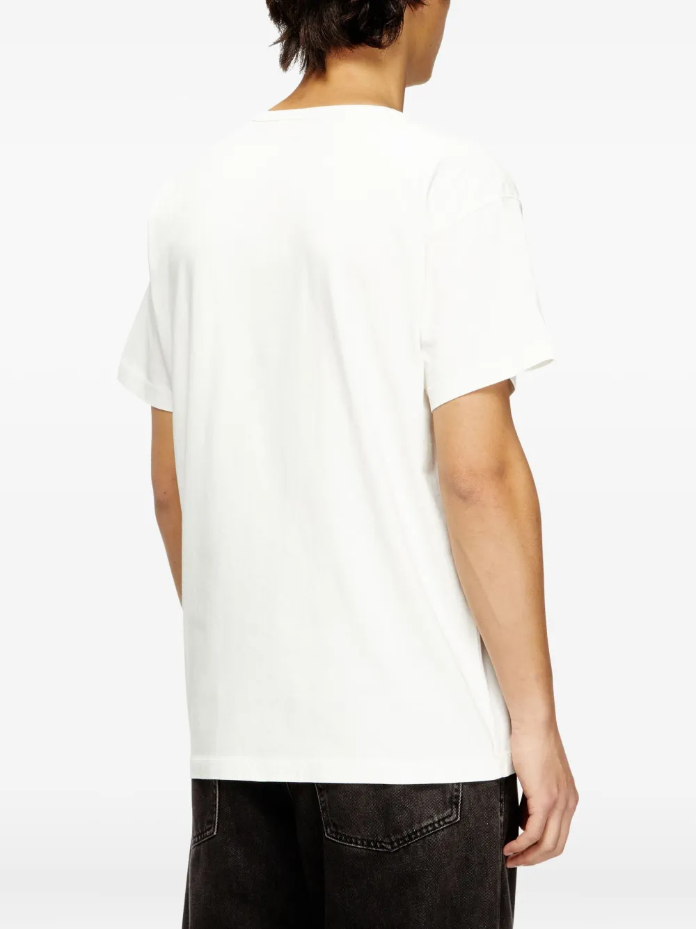 Diesel T-norm-iod T-shirt In Neutral