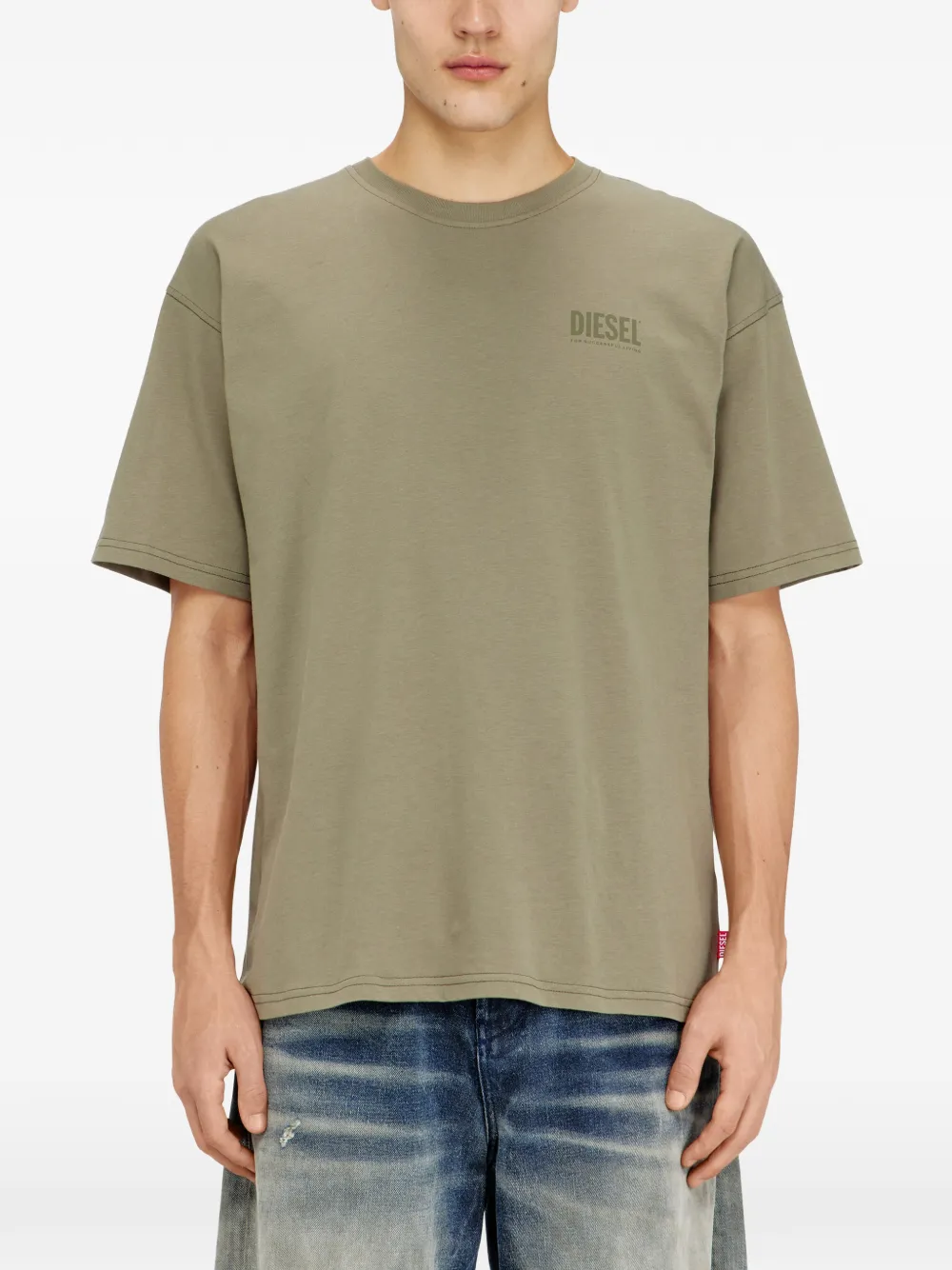 Diesel T-Boxt-V8 T-shirt Groen