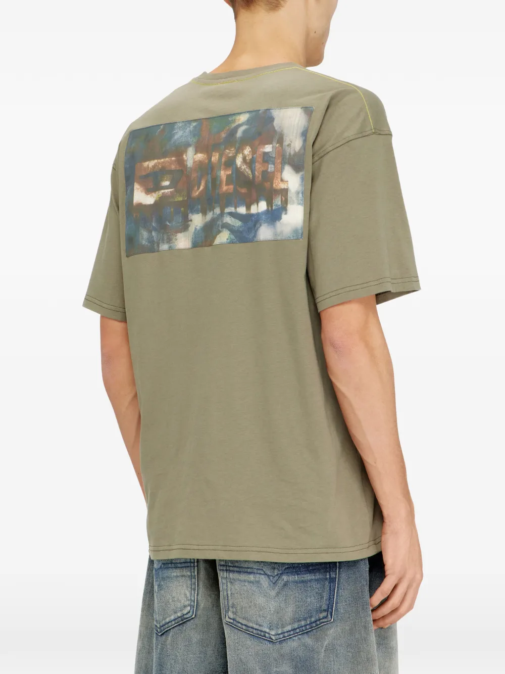 Diesel T-Boxt-V8 T-shirt Groen