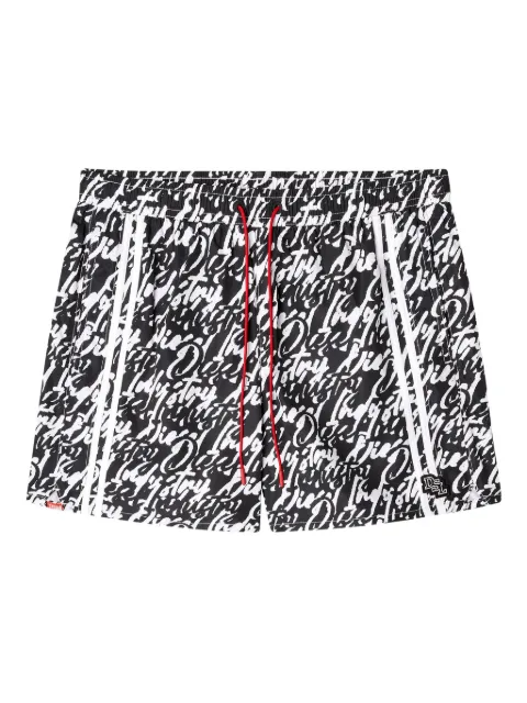 Diesel Soccer-41-D-Pop side-stripe swim shorts