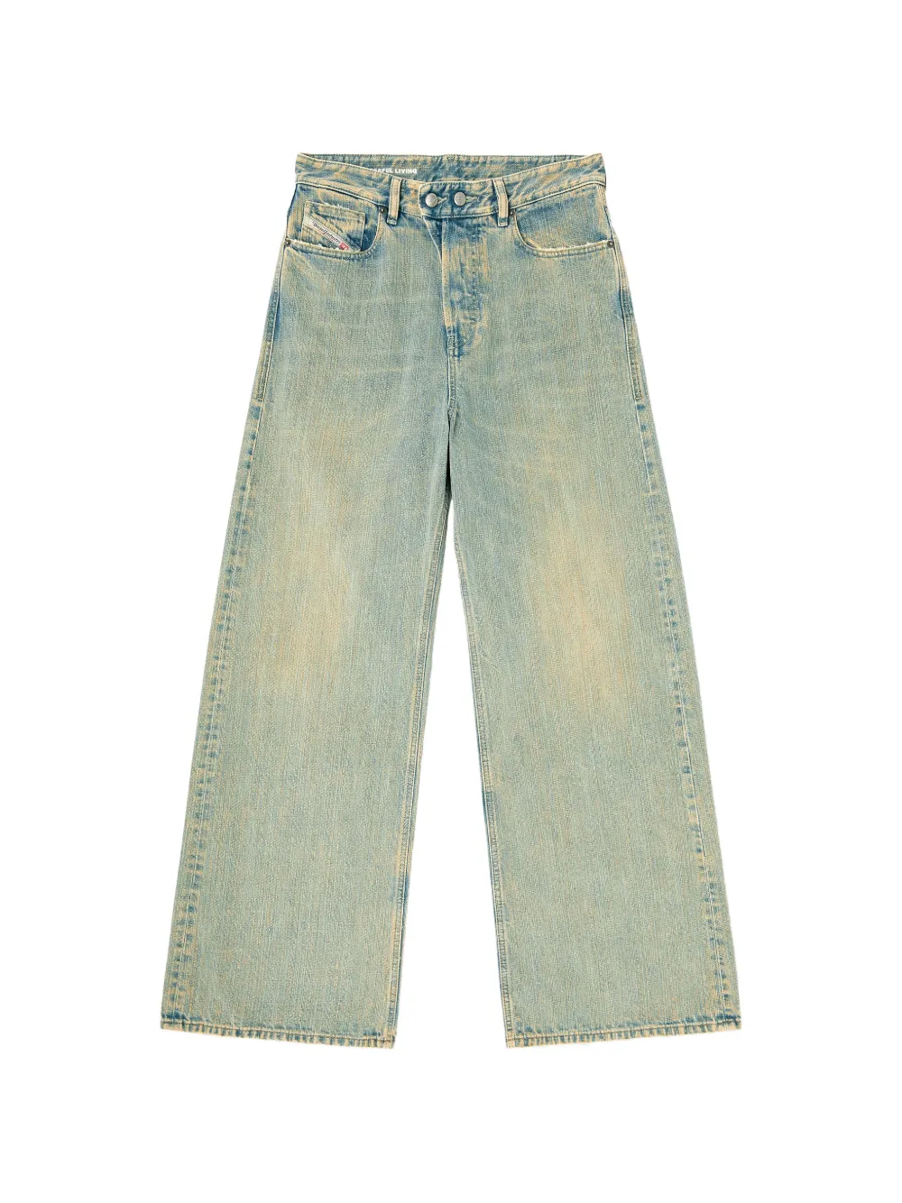 Diesel 1996 D-sire 007cy relaxed wide-leg jeans - Blu