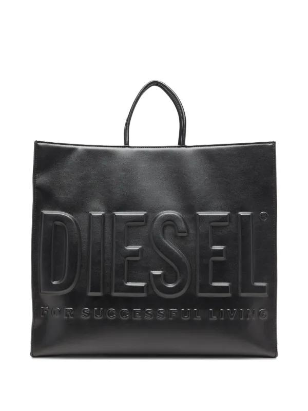 Diesel Bolsa Tote Dsl 3D Shopper Ew X | Preto | FARFETCH BR
