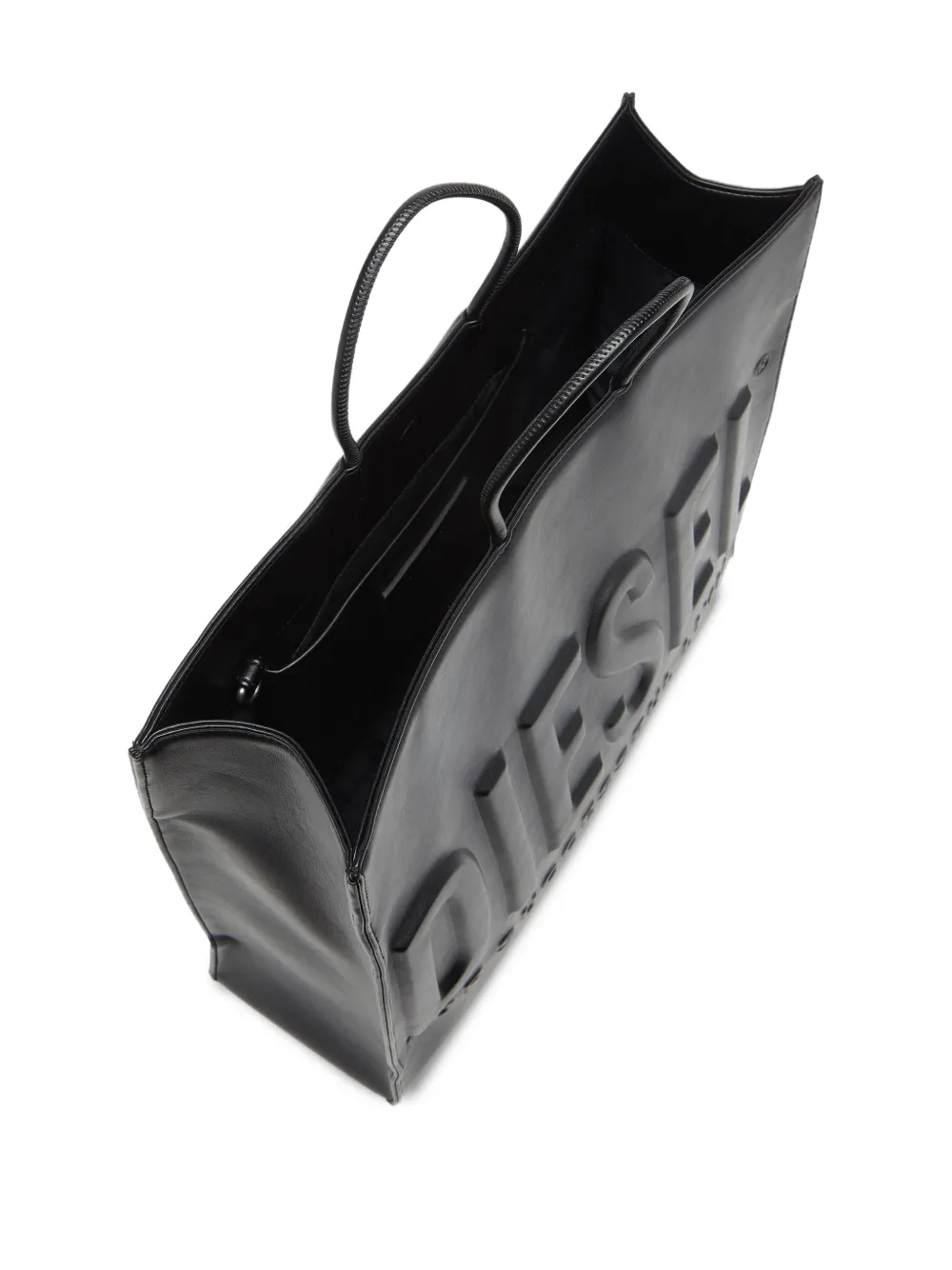 Diesel DSL 3D Shopper EW X shopper met reliëf Zwart