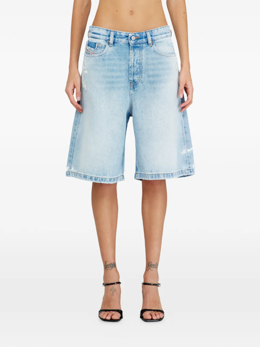  Diesel De-sire Denim Shorts - Blue 