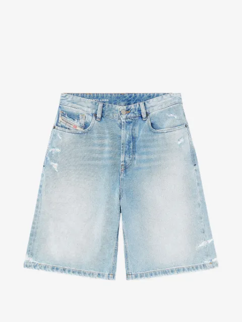 Diesel shorts in destroyed denim