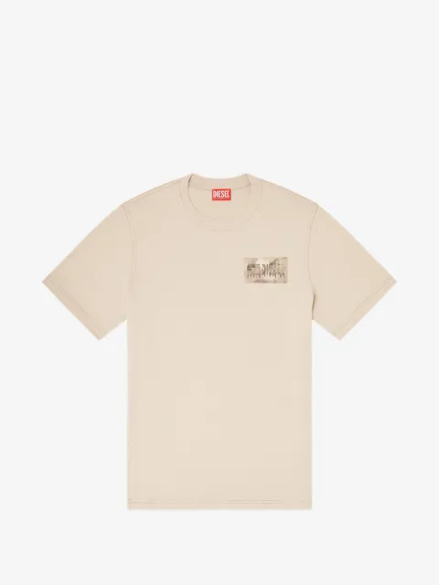 Diesel T-shirt with camouflage patch