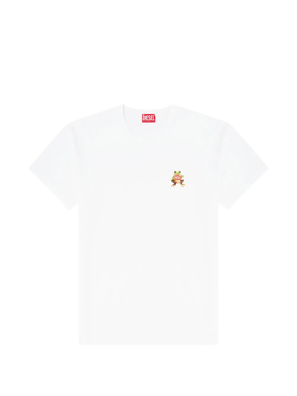 Diesel T-Norm frog-graphic T-shirt - Bianco