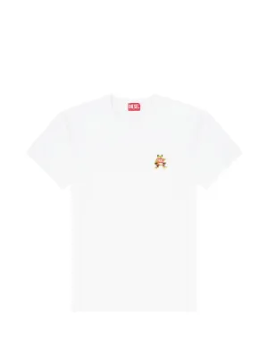 Diesel T-shirt with frog and logo print