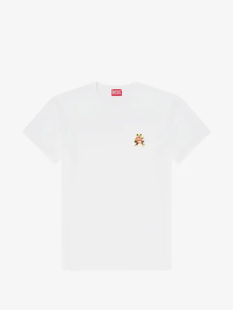 Diesel T-shirt with frog and logo print