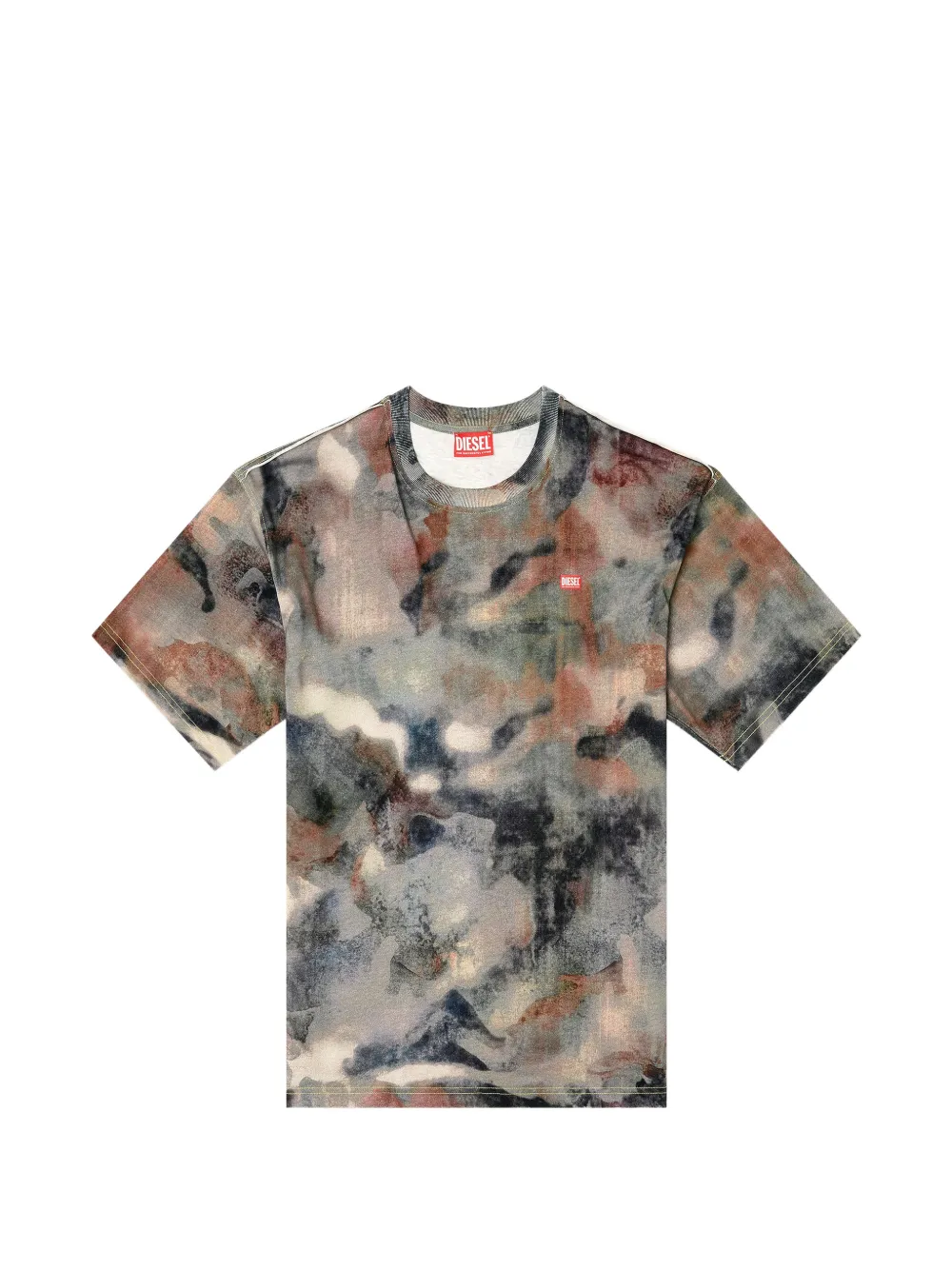 Diesel T-Boxt abstract-pattern T-shirt - Grigio